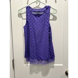 Oiselle Violet Purple Rabbit Tank Swing Breathable Stretchy 6 Small Feminine